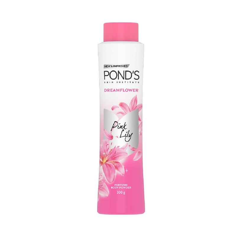 Pond's  Dreamflower Perfumed Powder With Vitamin B3 For Women, Pink Lily|300G