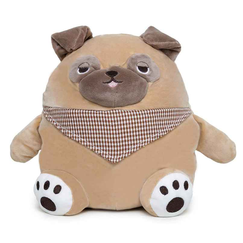 Webby Soft Animal Plush Dog Toy | Beige | 30 cm Webby Soft Animal Plush Dog Toy | Beige | 30 cm