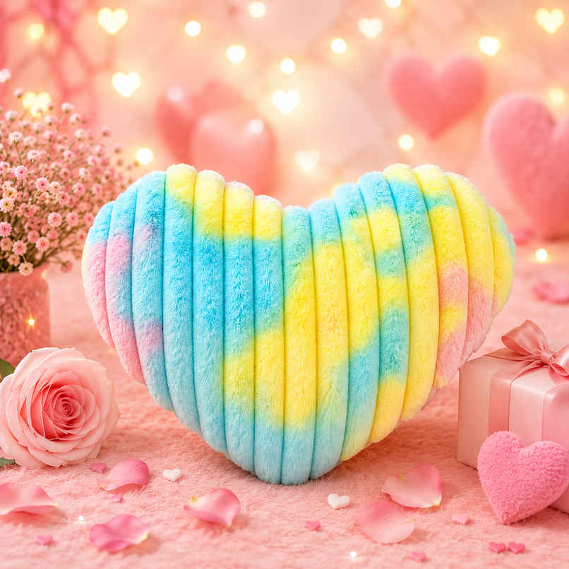 ToyTales RB Linning Heart Plush Toy | Stuffed Animal Soft Toy | Birthday Gift for Kids | Gift Baby | 45cm ToyTales RB Linning Heart Plush Toy | Stuffed Animal Soft Toy | Birthday Gift for Kids | Gift Baby | 45cm