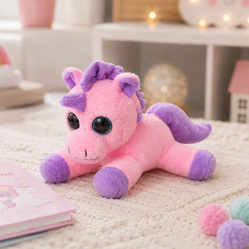 ToyTales PB Unicorn Plush Toy | Stuffed Animal Soft Toy | Birthday Gift for Kids | Gift Baby | 20cm