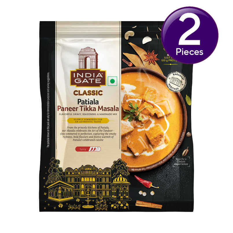India Gate Classic Patiala Paneer Tikka Masala Combo