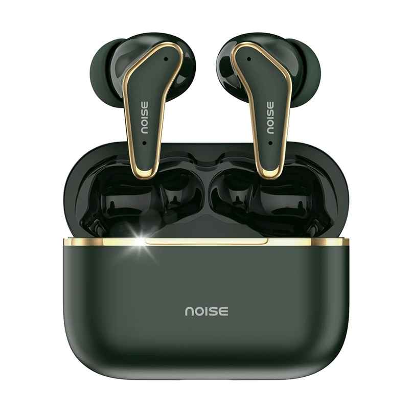 Noise Buds Vs102 Elite TWS Earbuds with 50Hr Playtime, ENC, Quad Mic, Chrome finish Flybird Design Bluetooth - Forest Green