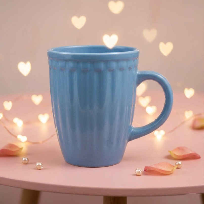 OGGN Ceramic Coffee,Tea,Milk & Mug - 280 ml | Blue