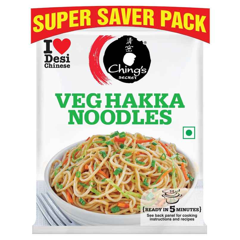 Ching's Secret Hakka Noodles with Masala, Not Fried, Air Dried