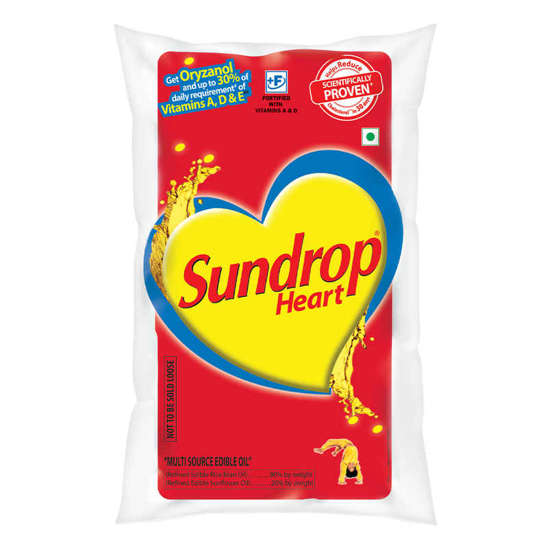 Sundrop Heart | Reduce Cholesterol in 30 Days | Refined Rice Bran & Sunflower Oil Sundrop Heart | Reduce Cholesterol in 30 Days | Refined Rice Bran & Sunflower Oil