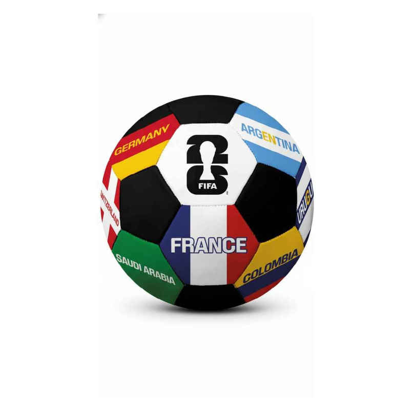 FIFA World Cup 2026 Official Licensed Football | Size 5 | PP | Multi Flag | Black FIFA World Cup 2026 Official Licensed Football | Size 5 | PP | Multi Flag | Black