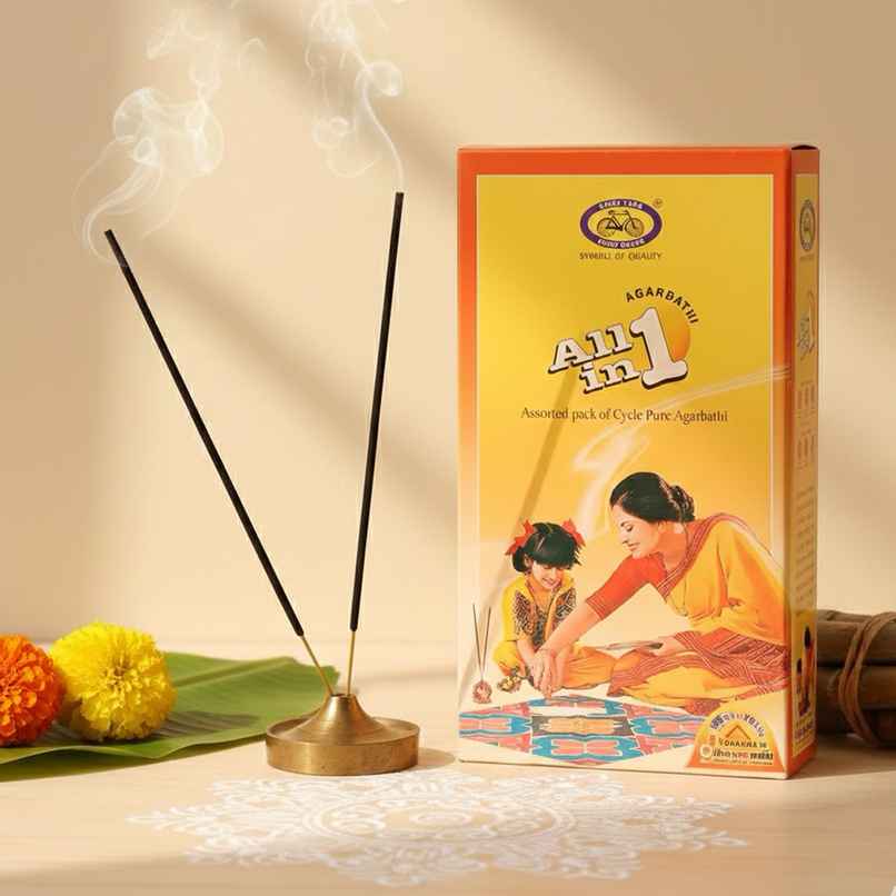 Pure All In One Assorted Incense Sticks | 173 Sticks | Cycle
