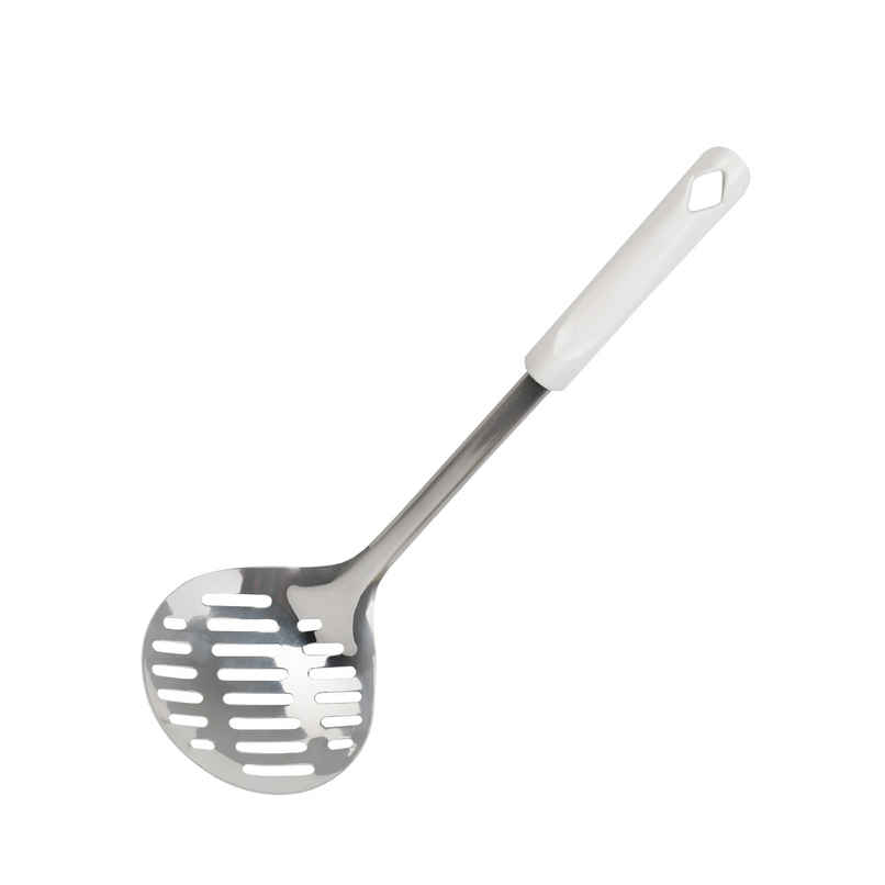 Habitat Daimond Specialty Professional Stainless Steel Skimmer | Kitchen Tool |Ergonomic Handle