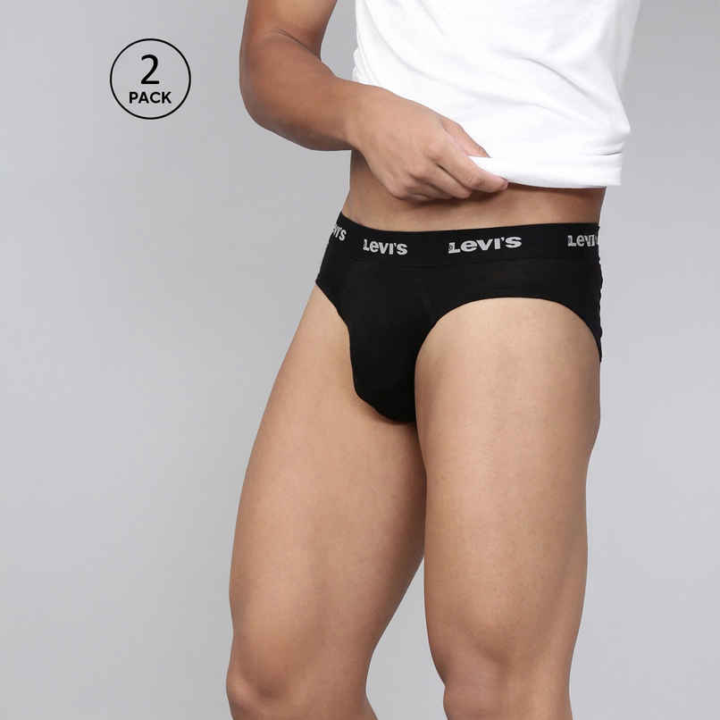Levi's 009 Men's Neo Brief | Set Of 2 | Black/Navy - M Levi's 009 Men's Neo Brief | Set Of 2 | Black/Navy - M