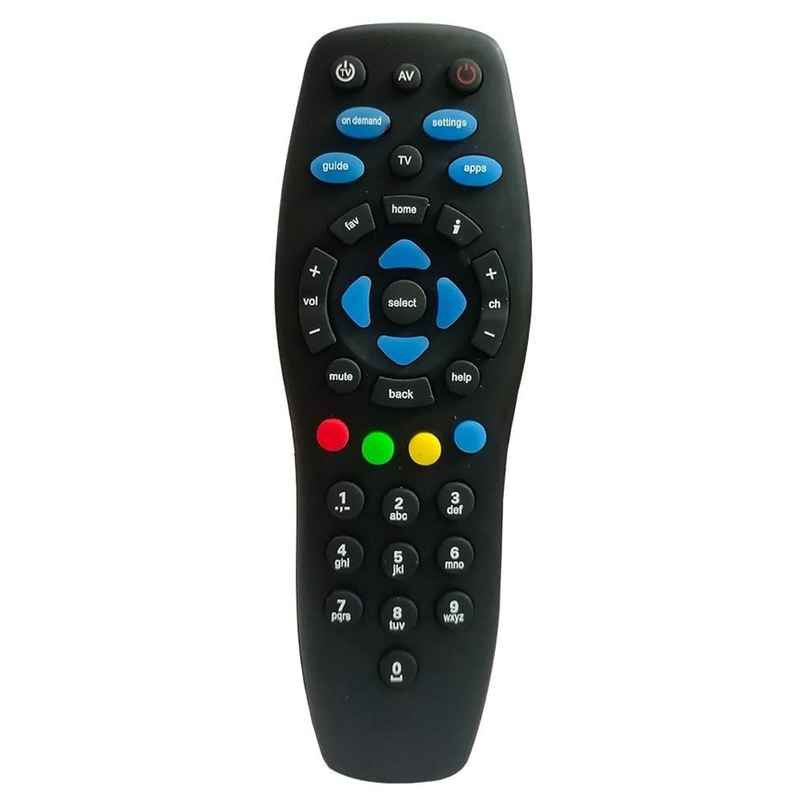 Ailkin Universal Remote for Tata Sky Set-Top Box| Easy Control| Lightweight| Black