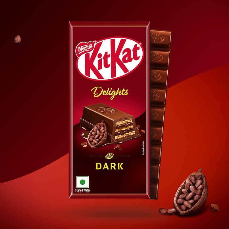 Nestle KitKat Delights Dark Choco Coated Wafer Chocolate Bar Nestle KitKat Delights Dark Choco Coated Wafer Chocolate Bar