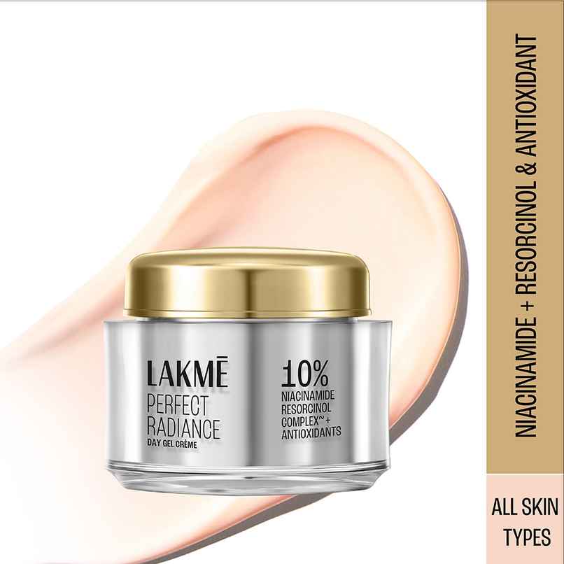 Lakme Perfect Radiance Day Gel Creme With 10% Niacinamide Resorcinol Complex & Antioxidants
