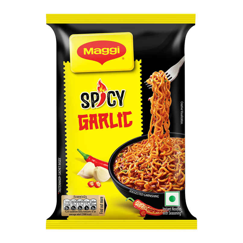 Maggi 2-Minute Spicy Garlic Noodles Maggi 2-Minute Spicy Garlic Noodles