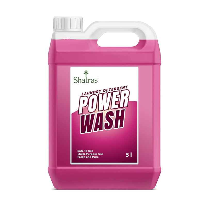 Shatras Pink Detergent Liquid | Suitable For All Washing Machines