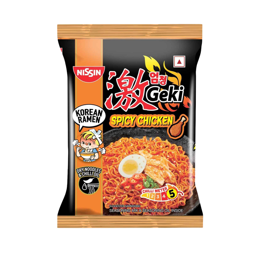 Nissin Geki - Spicy Chicken Korean Ramen Noodles