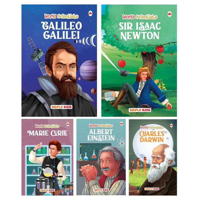 Story Books For Kids | Set Of 5 - World Scientists | Biographies For Kids | Age 6-10