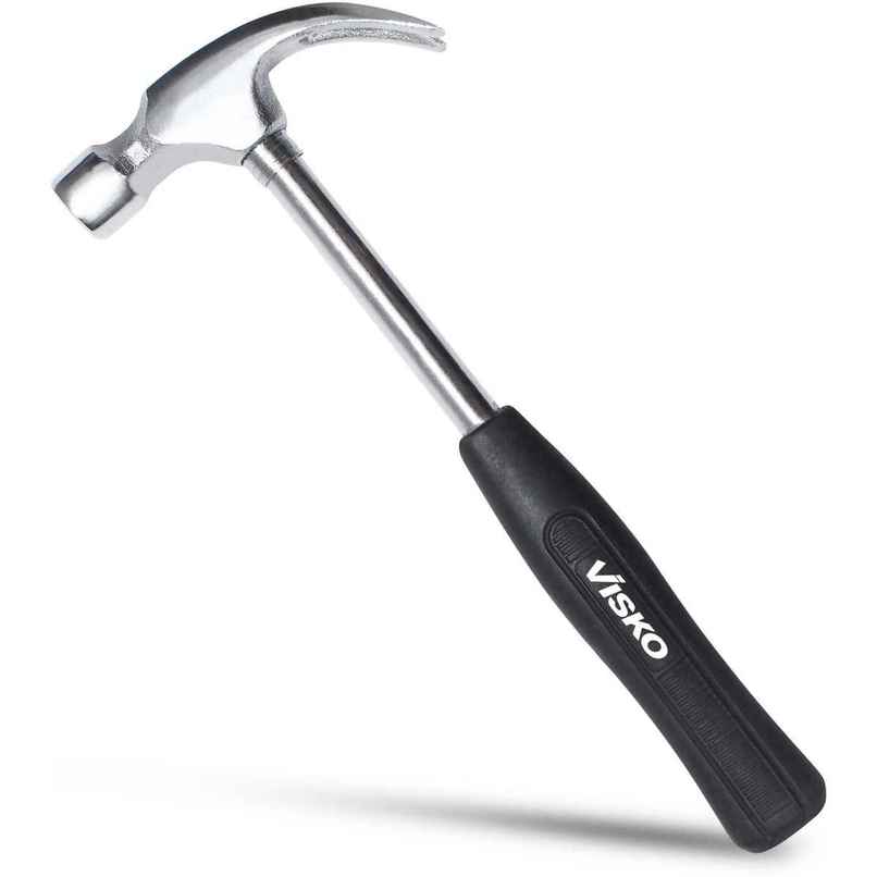 Visko Steel Shaft 12.7Cm Claw Hammer Curved Claw Hammer 0.6 Kg Visko Steel Shaft 12.7Cm Claw Hammer Curved Claw Hammer 0.6 Kg