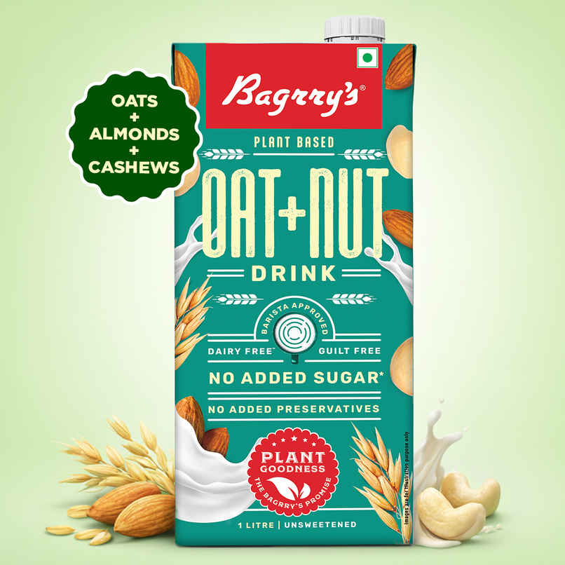 Bagrry's Oats And Nut Drink Vegan No Added Sugar Bagrry's Oats And Nut Drink Vegan No Added Sugar