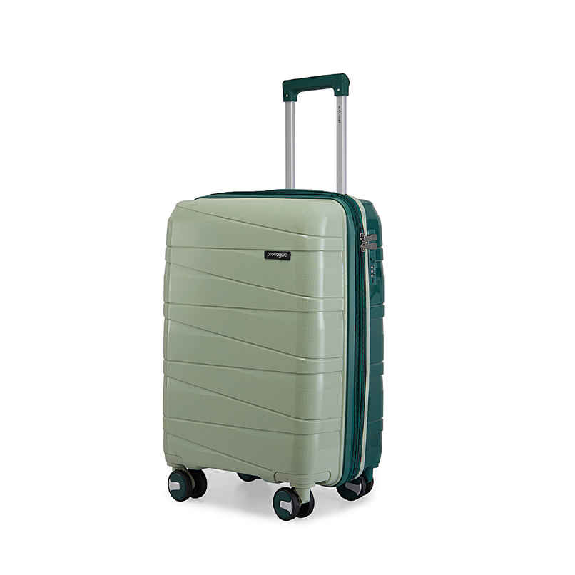 Provogue Azure Hard-Sided PP Large Check-in Luggage Trolley Bag | Laurel and Hunter Green - 75 cm Provogue Azure Hard-Sided PP Large Check-in Luggage Trolley Bag | Laurel and Hunter Green - 75 cm