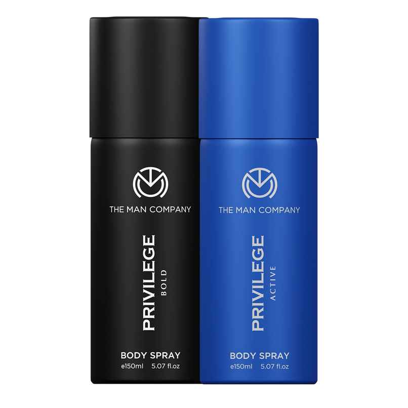 The Man Company Deodorants for Men - Privilege Active & Bold | Premium Fragrance Body Spray The Man Company Deodorants for Men - Privilege Active & Bold | Premium Fragrance Body Spray