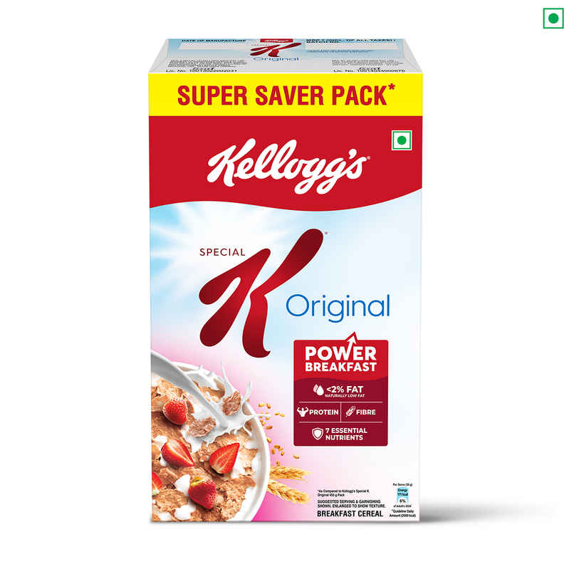 Kellogg's Original Special K | Less Than 2% Fat | 37% Less Sugar | Source Of Protein & Fibre Kellogg's Original Special K | Less Than 2% Fat | 37% Less Sugar | Source Of Protein & Fibre