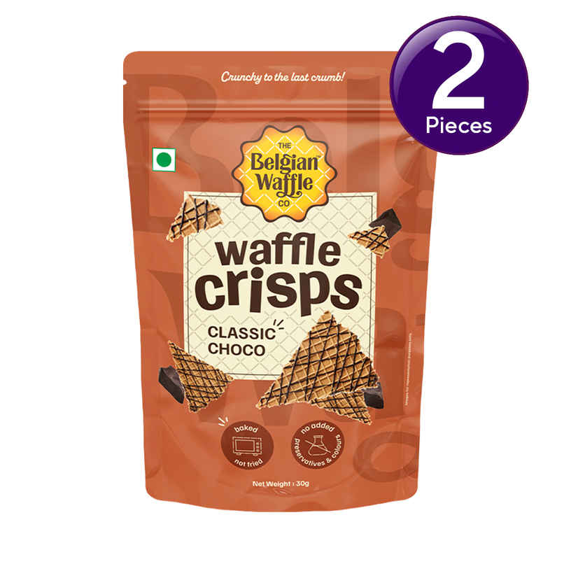 The Belgian Waffle Co Classic Choco Crisps Combo The Belgian Waffle Co Classic Choco Crisps Combo