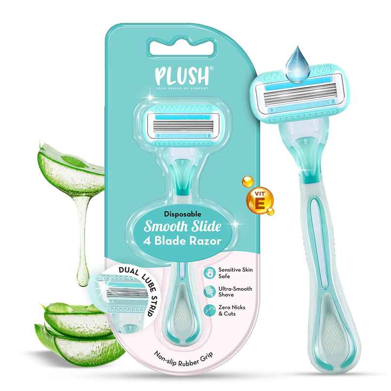 Plush Disposable 4-Blade Body Razor For Women Plush Disposable 4-Blade Body Razor For Women