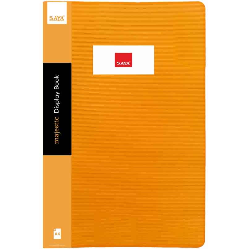 Saya Vibrant Display Book - 20 Pockets A4 Size | Assorted