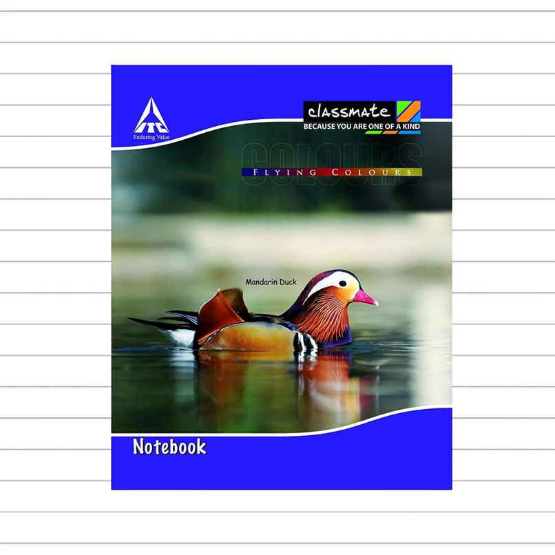 Classmate|Longbook|Soft Cover| | Single Line| A4| 297 x 210|172 pages