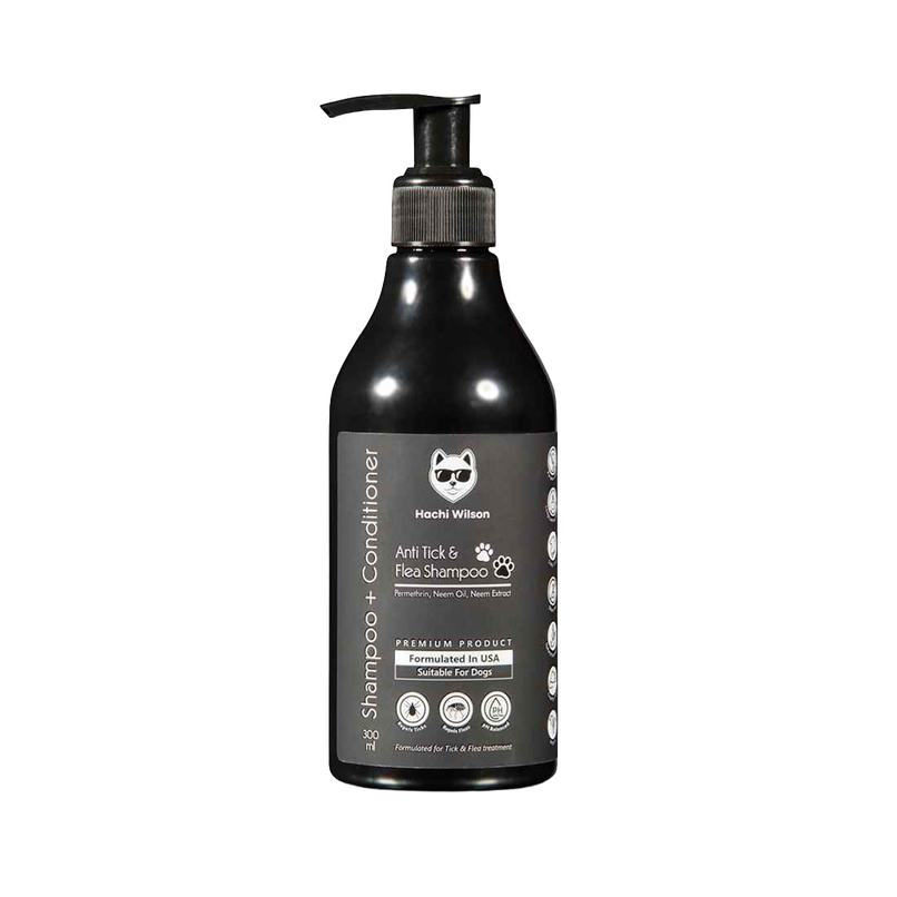 Hachi Wilson Premium Anti Tick & Flea Dog Shampoo And Conditioner