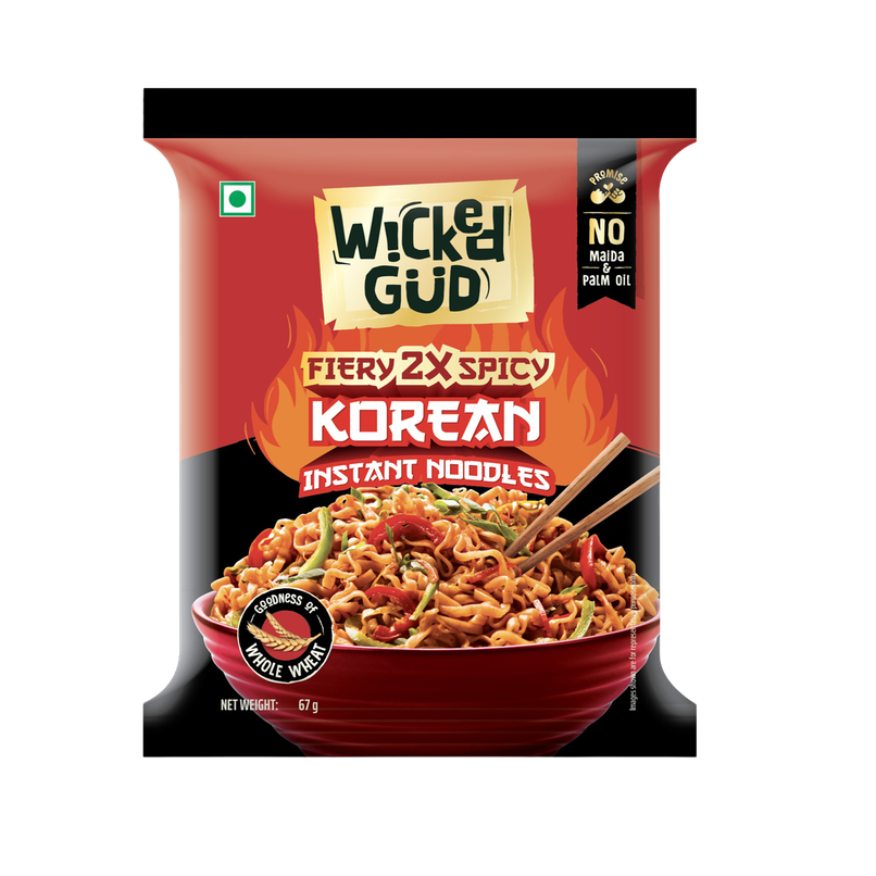 Wickedgud Fiery 2X Spicy Korean Noodles