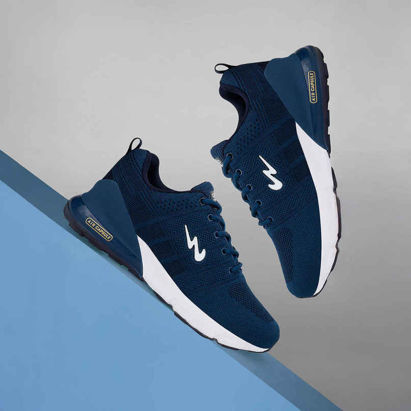 Campus Syrus MOD Blue Men's Running Shoes - UK 7