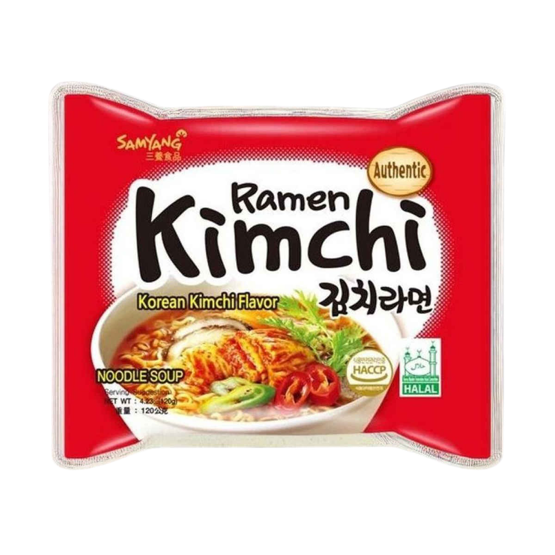 Korean Samyang Ramen Noodle Soup - Kimchi Veg