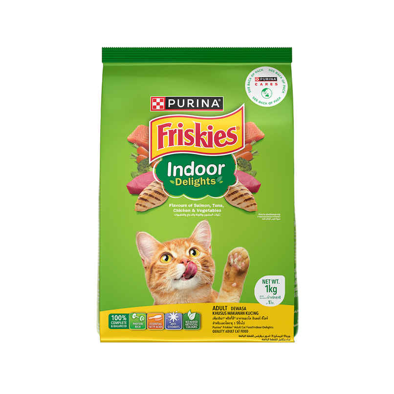 Purina Friskies Indoor Delights Adult Dry Cat Food
