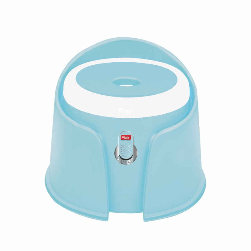 Flair Estella Home Stool 14 - Blue - Plastic Stool For Bathroom