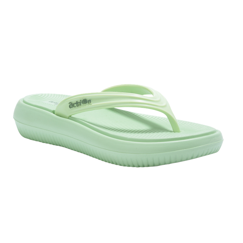Action Eva Flotter Womens Eva Slippers | Uk | 6 | Spring Green