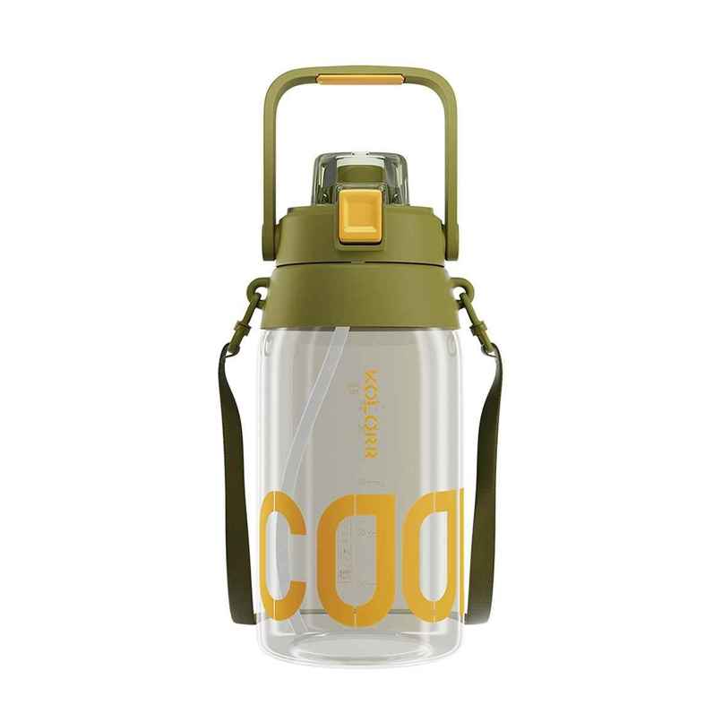 Kolorr Sprint 1400 ml Bottle | Green & Orange | with phone stand | Ideal for Gym | Office | Travel Kolorr Sprint 1400 ml Bottle | Green & Orange | with phone stand | Ideal for Gym | Office | Travel