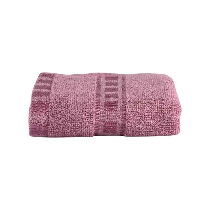 Kuber Industries Pack of 2 Check Border Hand/Face Towels For Men & Women | Pink & Sky Blue