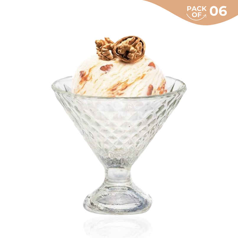 Yera Iceberg 100 ml 6 pcs Ice Cream Bowl Set Yera Iceberg 100 ml 6 pcs Ice Cream Bowl Set