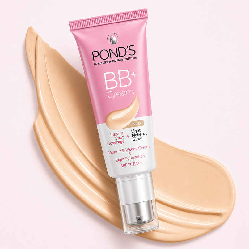 Pond's Bb+ Cream Instant Spot Coverage + Light Make-Up Glow Lvory Pond's Bb+ Cream Instant Spot Coverage + Light Make-Up Glow Lvory
