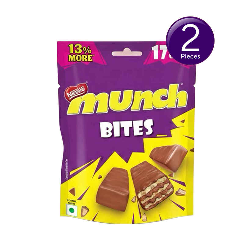 Nestle Munch Choco Coated Wafer Bar | Sharebag Combo
