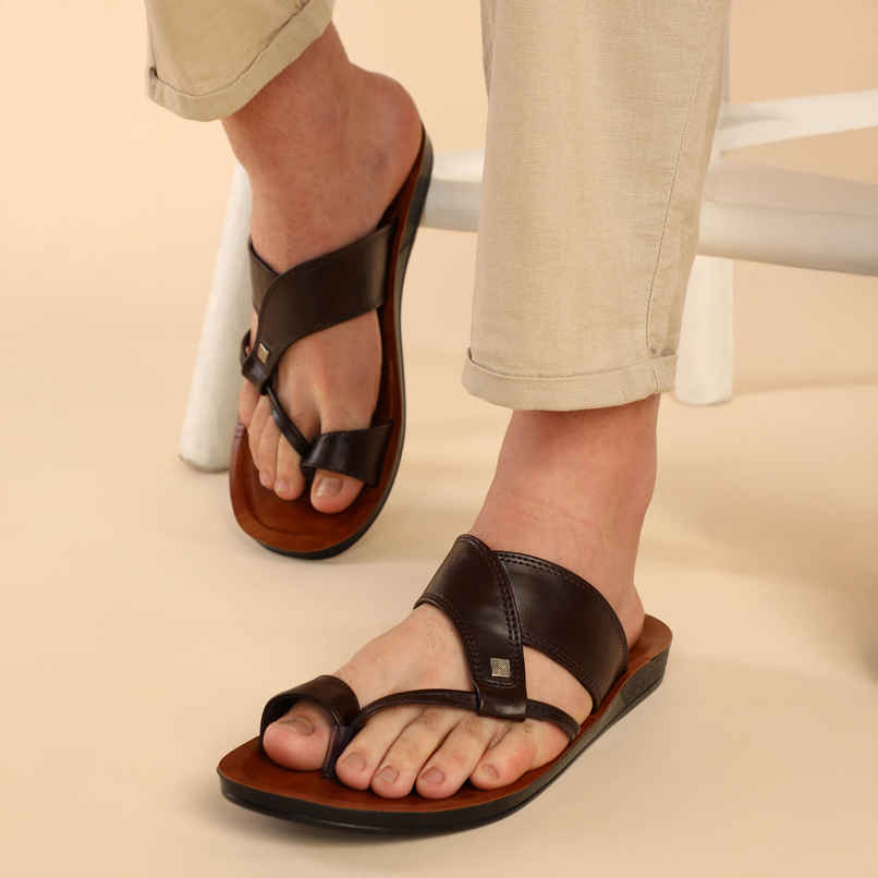 Paragon Men's Brown Pu Sandals PUK2221G UK 8