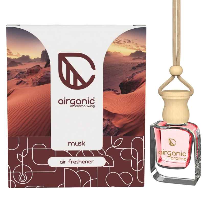 Airganic Swing Prime - Musk Car Perfume Pod | Natural Essential Fragrance Oils in Glass Bottle Airganic Swing Prime - Musk Car Perfume Pod | Natural Essential Fragrance Oils in Glass Bottle