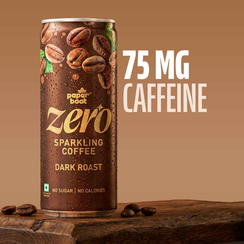 Paper Boat Zero Sparkling Coffee Caffeinated Drink Paper Boat Zero Sparkling Coffee Caffeinated Drink