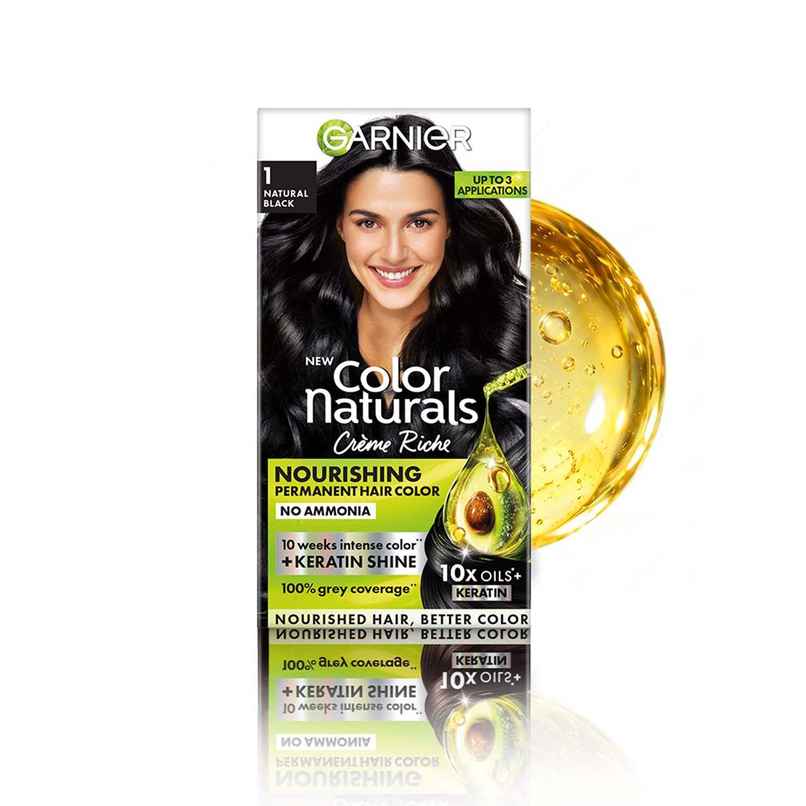 Garnier Colour Naturals Hair Colour - 1 Natural Black Garnier Colour Naturals Hair Colour - 1 Natural Black