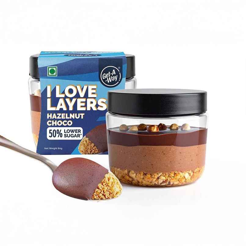 Get-A-Way Hazelnut Choco Cheesecake Jar | Ready-to-Enjoy Dessert