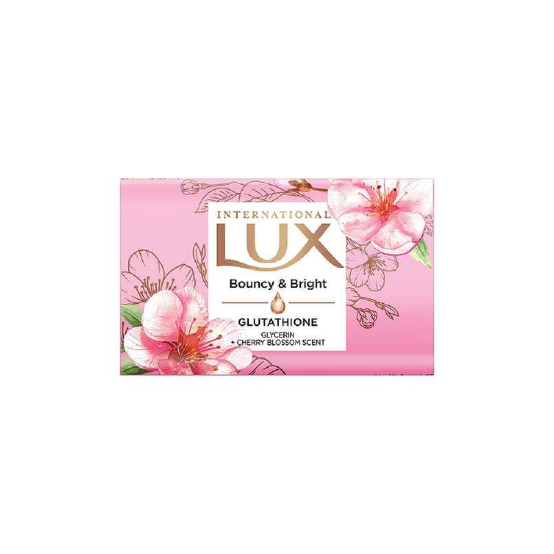 LUX International Bouncy & Bright Bathing Soap with Glutathione & Glycerin for Soft Skin LUX International Bouncy & Bright Bathing Soap with Glutathione & Glycerin for Soft Skin
