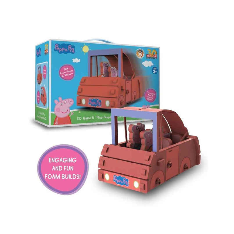 Li'l Wizards Peppa Pig 3D Build N' Play Convertible Car (Ages 3+) Li'l Wizards Peppa Pig 3D Build N' Play Convertible Car (Ages 3+)