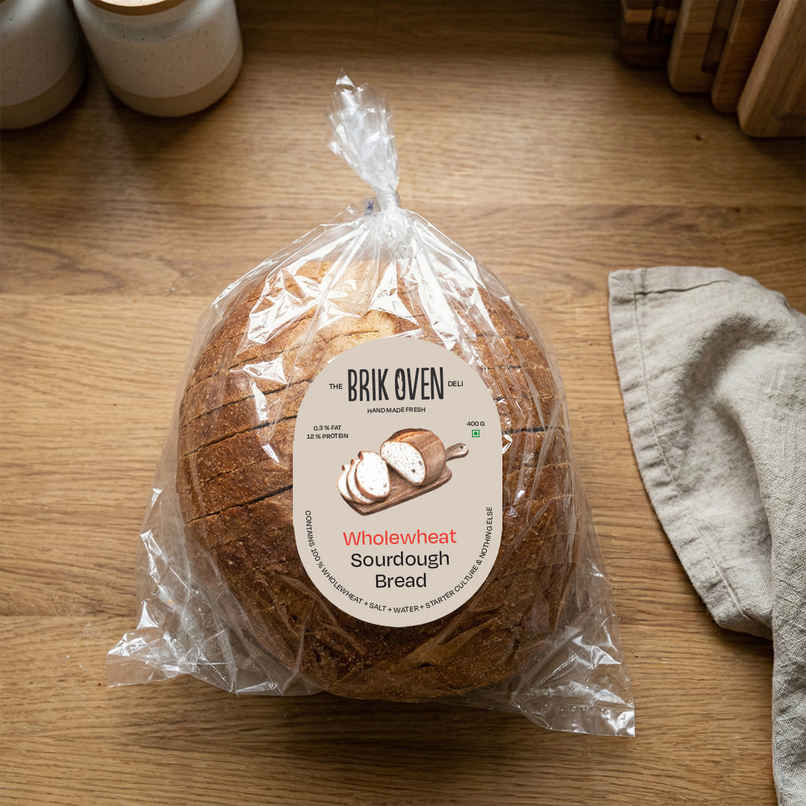 Brik Oven whole wheat Sourdough Bread