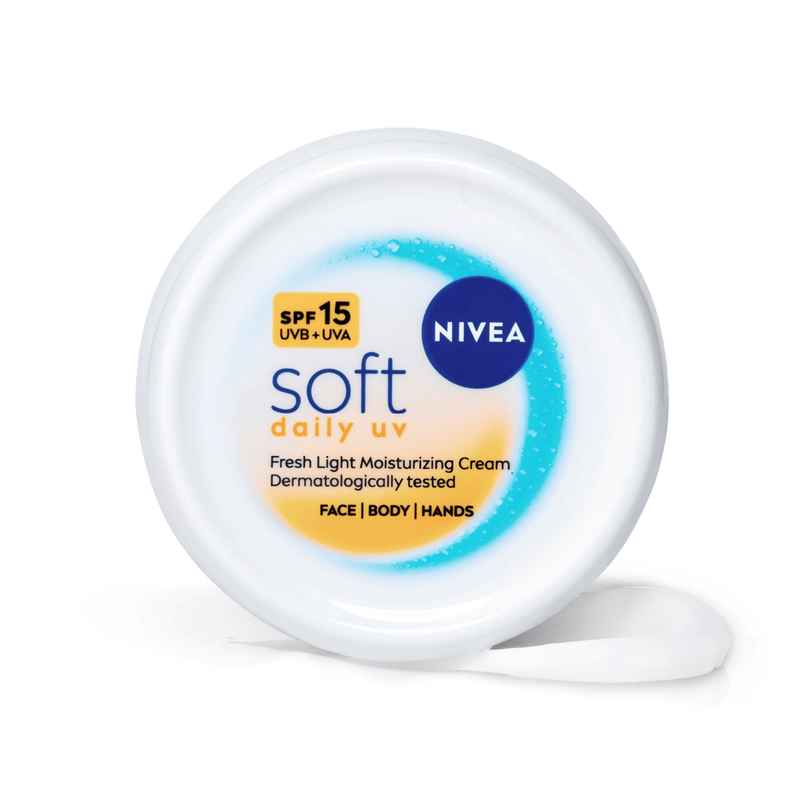 Nivea Soft Daily UV Light Moisturising Cream With SPF-15 Nivea Soft Daily UV Light Moisturising Cream With SPF-15
